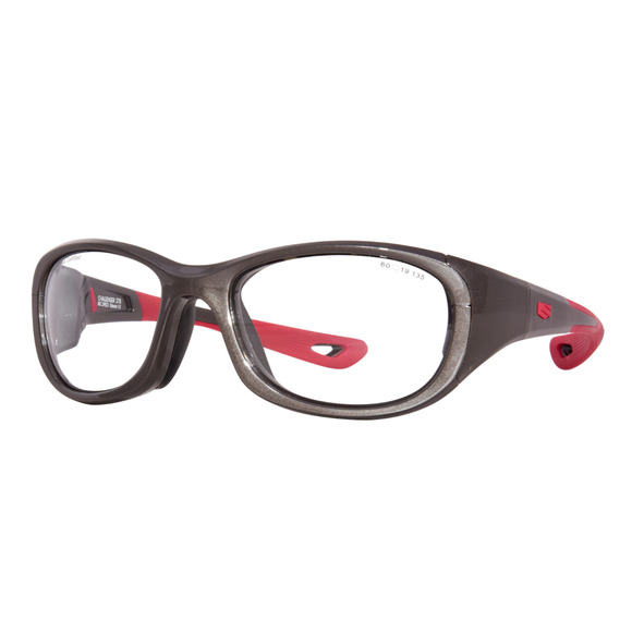 LIBERTY SPORT REC SPECS ASTM F803 GUNMETAL EYEGLASSES SUNGLASSES FRAME 60-19-135 - Picture 2 of 5